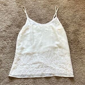 Old Navy White Lace Camisole